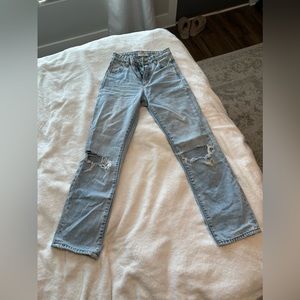 Rollas Jeans - light wash - size 24